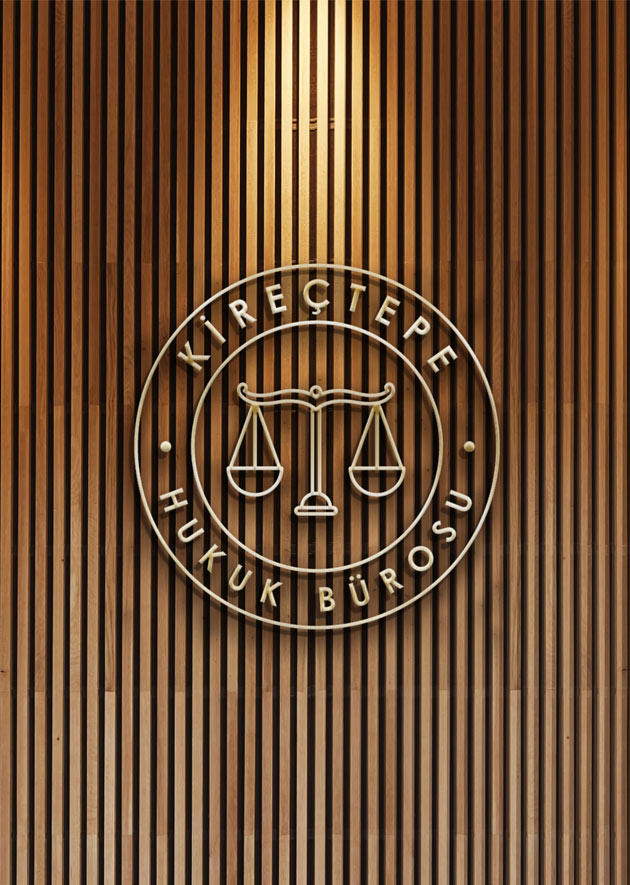 Kireçtepe Hukuk Bürosu ofis duvarı ve logo